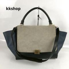 CELINE セリーヌ 2way ハンドバッグ トラペーズ ブラック ブランド