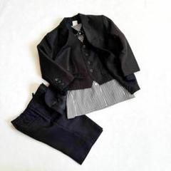 男の子　卒服　フォーマルスーツ　4点セット　セットアップ　110