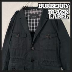 BURBERRY BLACKLABEL ミリタリージャケット ストレッチ y2k