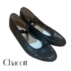 Chaccot チャコット　パンプス　社交ダンス　黒　ブラック　ラメ　23センチ Chaccot チャコット パンプス 社交ダンス 黒 ブラック ラメ 23