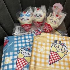 ちいかわ　クレープくじ　マスコット　ハチワレ　うさぎ
