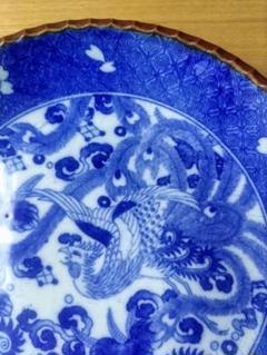 ♦古伊万里 染付 色絵 牡丹鳳凰紋様 隅切り角皿 アンティーク骨董品コレクション 2025年最新】古伊万里鳳凰の人気アイテム - メルカリ