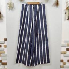 【グローバルワーク】 ハイウエストパンツ ストライプパンツ （M） 美品