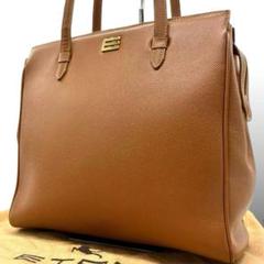 大人気新品をすべて 極美品 73 エトロ トートバッグ ハンドバッグ ゴールド金具 バッグ