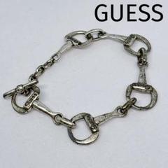 GUESS ゲス ホースビット シルバー チェーン ブレスレット