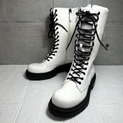 正規美品✨Dr.Martens 14ホール レースアップブーツ UK5 白 Dr.Martens 1914 14ホールブーツ UK5 ホワイト レースアップ