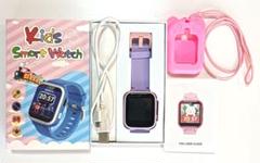 キッズスマートウォッチ 紫