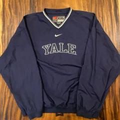超希少/良サイズ/良デザ/良状態/YALE×NIKE ナイロンプルオーバー