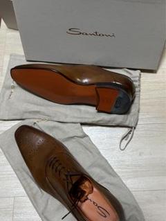 Santoni ブラウン ドレスシューズ(B42A)27.5 Santoni ブラウン ドレスシューズ(B42A)27.5