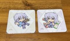 遊戯王 コラボカフェ ブロマイド コースターセット 前半後半 獏良了