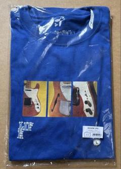 小沢健二 LIFE ギターデザインTシャツ Lサイズ 青 ブルー - メルカリ