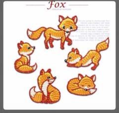 改良版キツネ刺繍アイロンワッペンまとめ
