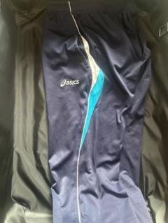 asics ウォームアップパンツ ネイビーSサイズアシックス