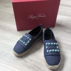 Roger Vivier ビジュー付きスリッポン エスパドリーユ - メルカリ