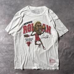 L80 古着90s Mitchell&Ness デニスロッドマン Tシカゴブルズ