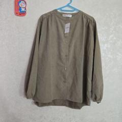 Pursuit De Ideal オリーブ色シャツLL