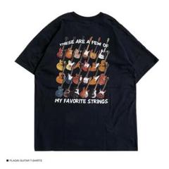 USED GUITAR ギター 半袖 Tシャツ ロック バンドT エレキギター