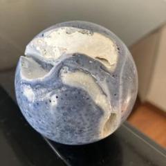 ブルーコーラル　珊瑚　スフィア　天然石置物