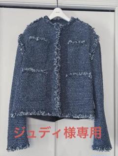 【2025SS、完売品】sacai デニムパンチングジャケット（サイズ2） 2025SS、完売品】sacai デニムパンチングジャケット（サイズ2