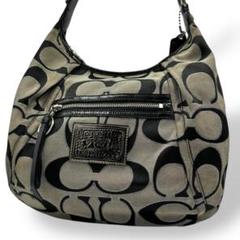 COACH コーチ　ハンドバッグ　ショルダーバッグ　ホーボー　黒　ブラック