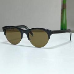 【美品】Yohji Yamamoto レンズイエロー サングラス YOHJI YAMAMOTO(ヨウジヤマモト) YY5010 ラウンド ダブル