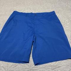 ブルー ショートパンツ　ゴルフウェア　38 メンズ　美品　ハーフパンツ