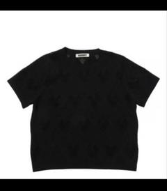 【7/1までの出品】NKNITンニット mesh♡pattern shirt ① NKNIT mesh♡ pattern KNIT shirt