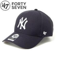 47BRAND キャップ 帽子 ヤンキース ネイビー MVP MLB ワンサイズ