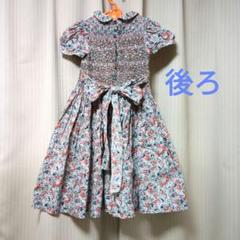 ボンポワン 花柄 半袖ワンピース 6