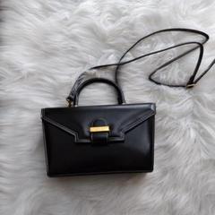 【美品・良品】MAARI ASKEW オーストリッチ型押し　ハンドバック　BR MAARI ASKEW マリーアスキュー 型押し 2WAY ハンドバッグ レザー