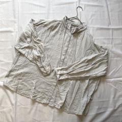 美品 ドゥーブルー 薄手 長袖シャツ くすみカラー ナチュラル 春夏秋