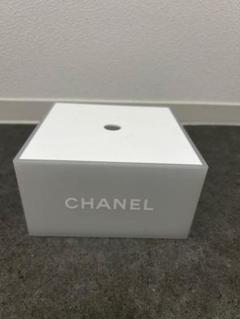 シャネル CHANEL ノベルティ コットンケース コットン付 小物入れ プラスチック ホワイト 非売品 限定