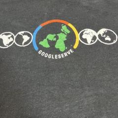企業Tシャツ　GOOGLE 黒 Tシャツ　グーグル　IT企業　両面プリント