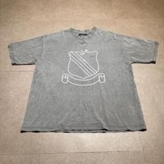 Re Number nine 半袖tシャツ　グレー　エンブレム　3