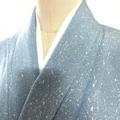 単衣 正絹 着物“童心に帰る楽しい時間を奏でる羽子板や太鼓