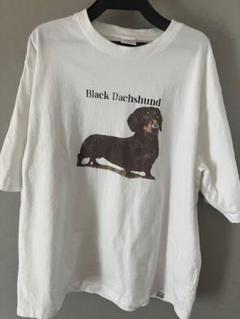 INHERIT ブラックダックスフンド Tシャツ Mサイズ