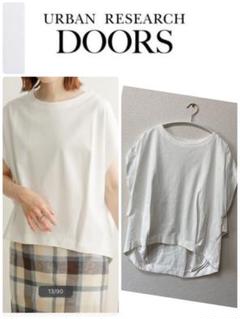 URBAN RESEARCH DOORS コットンタックフレンチプルオーバー