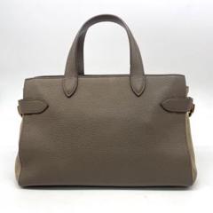 美品✨アスプレイ ハンドバッグ 腕掛け ゴールド金具 フォーマル シボレザー 茶
