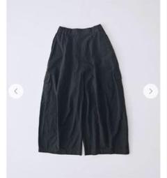 新品　uncrave クリスピーリネンパンツ　00 ウォッシャブル】ナチュラルリネンブレンドワイドパンツ(パンツ