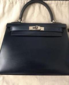 エルメス❣️ケリーバッグ用❣️ボックス！美品 HERMES - エルメス HERMES ケリー28 〇W刻印 ブラック GD金具