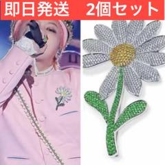G-DRAGON ジヨン 花ブローチ 2個セット
