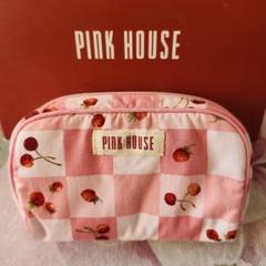 いちご様　ピンクハウス　PINKHOUSE フレアチュニック　ストロベリー　苺 PINK HOUSE（ピンクハウス）の「【PINK HOUSE×misako aoki