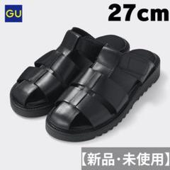 Peter do グルカサンダル 38 新品未使用 ブラック メタル Peter do グルカサンダル 38 新品未使用 ブラック メタル