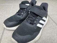 adidas ブラック キッズシューズ　21センチ