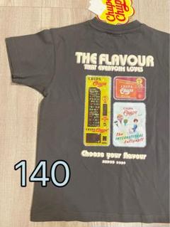 チュッパチャプス Tシャツ 半袖 レトロ ロゴ 刺繍 バックプリント 140