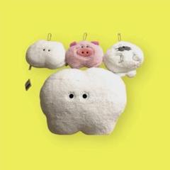 もくもくちゃんぬいぐるみマスコット4種セット