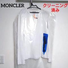 MONCLER ✨️ シリコンワッペン ロンＴ カットソー L クリーニング済み