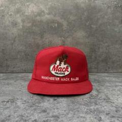 Mack Trucks 赤 キャップ Manchester 80s USA製 - メルカリ