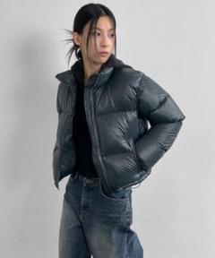 BLACKUP マロンジレ中綿ジャケット ブラック ONESIZE BLACKUP マロンジレ中綿ジャケット ONESIZE ブラック