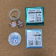 たまごっち やんぐみみっち 缶バッジ キーホルダー 極楽湯 tamagochi